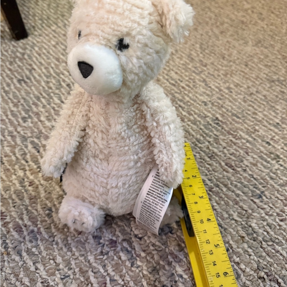 FAO Schwarz Toasties Stress Relief Weighted Plush Bear 10” Like New Lavender